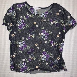 Urban Outfitters sheer tee shirt